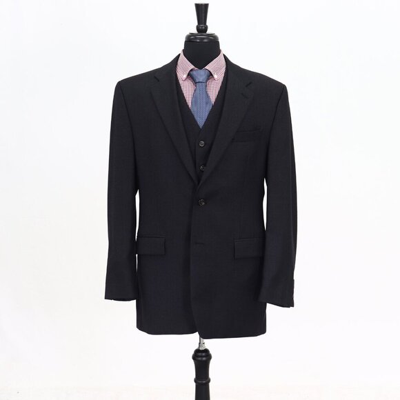 Ralph Lauren 42L Gray Solid 2-Button Sport Coat Blazer Jacket G709